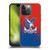 Crystal Palace FC Crest Halftone Soft Gel Case for Apple iPhone 14 Pro