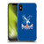 Crystal Palace FC Crest Plain Soft Gel Case for Apple iPhone X / iPhone XS