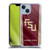 Florida State University FSU Florida State University Banner Soft Gel Case for Apple iPhone 14