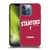 Stanford University The Farm Stanford University Double Bar Soft Gel Case for Apple iPhone 13 Pro