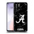 University Of Alabama UA The University Of Alabama Black And White Marble Soft Gel Case for Huawei Nova 7 SE/P40 Lite 5G