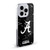 University Of Alabama UA The University Of Alabama Black And White Marble Soft Gel Case for Apple iPhone 15 Pro Max