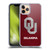 University of Oklahoma OU The University of Oklahoma Distressed Look Soft Gel Case for Apple iPhone 11 Pro