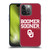 University of Oklahoma OU The University of Oklahoma Boomer Sooner Soft Gel Case for Apple iPhone 14 Pro