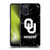 University of Oklahoma OU The University of Oklahoma Black And White Marble Soft Gel Case for Samsung Galaxy A03s (2021)