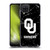 University of Oklahoma OU The University of Oklahoma Black And White Marble Soft Gel Case for Samsung Galaxy A12 (2020)