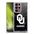 University of Oklahoma OU The University of Oklahoma Black And White Marble Soft Gel Case for Samsung Galaxy S22 Ultra 5G
