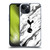 Tottenham Hotspur F.C. Badge Black And White Marble Soft Gel Case for Apple iPhone 15