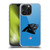 NFL Carolina Panthers Logo Plain Soft Gel Case for Apple iPhone 15 Pro Max