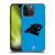 NFL Carolina Panthers Logo Plain Soft Gel Case for Apple iPhone 15 Pro Max