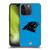 NFL Carolina Panthers Logo Plain Soft Gel Case for Apple iPhone 15 Pro