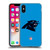 NFL Carolina Panthers Logo Plain Soft Gel Case for Apple iPhone X / iPhone XS