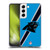 NFL Carolina Panthers Logo Stripes Soft Gel Case for Samsung Galaxy S22 5G