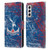 Crystal Palace FC Crest Distressed Leather Book Wallet Case Cover For Samsung Galaxy S21 5G