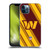 NFL Washington Football Team Artwork Stripes Soft Gel Case for Apple iPhone 12 / iPhone 12 Pro