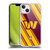 NFL Washington Football Team Artwork Stripes Soft Gel Case for Apple iPhone 13