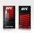 UFC Logo Carbon Fiber Soft Gel Case for Apple iPhone 14 Pro