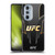 UFC Logo Black Gold Jersey Soft Gel Case for Motorola Edge X30