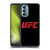 UFC Logo Black Red Soft Gel Case for Motorola Moto G Stylus 5G (2022)