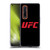 UFC Logo Black Red Soft Gel Case for OPPO Find X2 Pro 5G