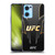 UFC Logo Black Gold Jersey Soft Gel Case for OPPO Reno7 5G / Find X5 Lite