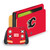 NHL Calgary Flames Plain Vinyl Sticker Skin Decal Cover for Nintendo Switch OLED Bundle