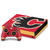 NHL Calgary Flames Oversized Vinyl Sticker Skin Decal Cover for Microsoft Xbox One X Bundle