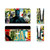 Batman DC Comics Logos And Comic Book Torn Collage Vinyl Sticker Skin Decal Cover for Nintendo Switch OLED
