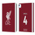 Liverpool Football Club 2023/24 Players Home Kit Virgil van Dijk Leather Book Wallet Case Cover For Apple iPad Air 11 2020/2022/2024