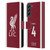 Liverpool Football Club 2023/24 Players Home Kit Virgil van Dijk Leather Book Wallet Case Cover For Samsung Galaxy S21 FE 5G