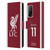 Liverpool Football Club 2023/24 Players Home Kit Mohamed Salah Leather Book Wallet Case Cover For Xiaomi Mi 10T 5G