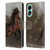 Simone Gatterwe Horses Brown Leather Book Wallet Case Cover For OPPO A78 4G