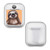 Animal Club International Faces Sloth Clear Hard Crystal Cover Case for Apple AirPods 1 1st Gen / 2 2nd Gen Charging Case