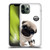 Animal Club International Faces Pug Soft Gel Case for Apple iPhone 11 Pro