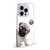 Animal Club International Faces Pug Soft Gel Case for Apple iPhone 14 Pro