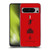 AC Milan Crest Patterns Red Soft Gel Case for Google Pixel 8 Pro