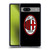 AC Milan Crest Full Colour Black Soft Gel Case for Google Pixel 7a
