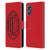 AC Milan Art Red And Black Leather Book Wallet Case Cover For OPPO A17