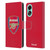 Arsenal FC Crest 2 Full Colour Red Leather Book Wallet Case Cover For OPPO A78 4G