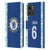 Chelsea Football Club 2022/23 Players Home Kit Thiago Silva Leather Book Wallet Case Cover For Motorola Moto Edge 40