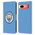 Manchester City Man City FC Badge Blue Full Colour Leather Book Wallet Case Cover For Google Pixel 7a