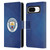 Manchester City Man City FC Badge Geometric Obsidian Full Colour Leather Book Wallet Case Cover For Google Pixel 8