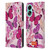 emoji® Butterflies Pink And Purple Leather Book Wallet Case Cover For OPPO A78 4G