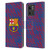 FC Barcelona Crest Patterns Glitch Leather Book Wallet Case Cover For Motorola Moto Edge 40
