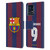 FC Barcelona 2023/24 Players Home Kit Robert Lewandowski Leather Book Wallet Case Cover For Motorola Moto Edge 40 Pro