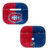 NHL Montreal Canadiens Half Distressed Vinyl Sticker Skin Decal Cover for Apple AirPods 3 3rd Gen Charging Case