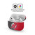 NHL New Jersey Devils Half Distressed Vinyl Sticker Skin Decal Cover for Apple AirPods Pro Charging Case