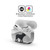 Klaudia Senator French Bulldog Free Vinyl Sticker Skin Decal Cover for Apple AirPods 3 3rd Gen Charging Case