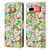 Micklyn Le Feuvre Patterns 2 Guinea Pigs And Daisies In Watercolour On Mint Leather Book Wallet Case Cover For Google Pixel 7a