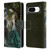Nene Thomas Art Peacock & Princess In Emerald Leather Book Wallet Case Cover For Google Pixel 8